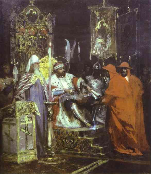 Prince Alexander Nevsky Receiving Pope's Legates